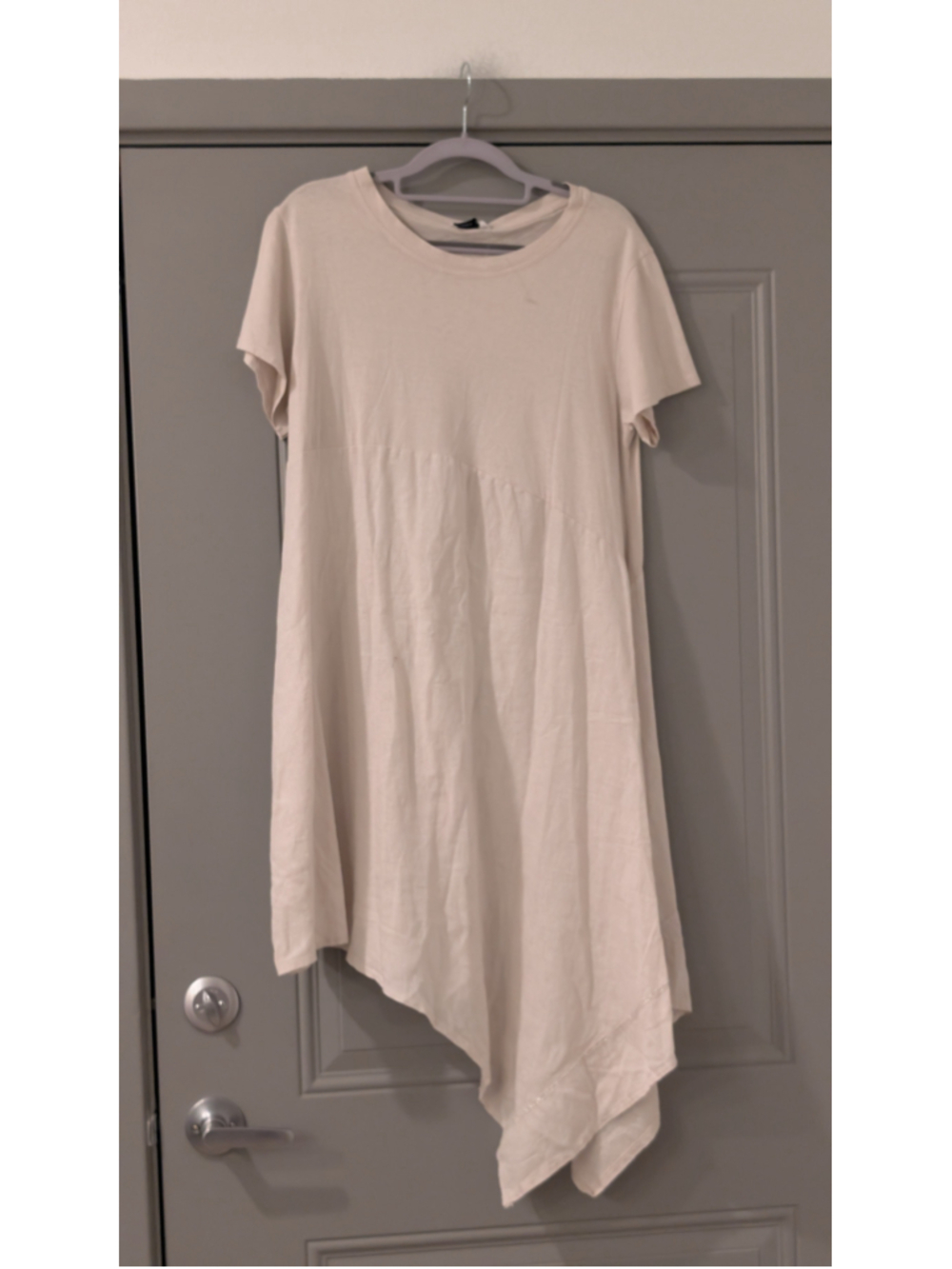 Women's Civico 51 Asymmetrical Dress, Size M, Beige